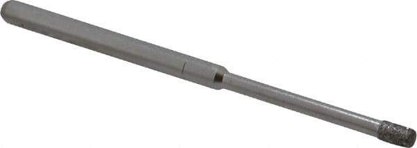 Made in USA - 5/32" Head Thickness Diamond (Abrasive) Grinding Pin - 1/8" Shank Diam x 1-1/4" Shank Length, Coarse Grade - USA Tool & Supply
