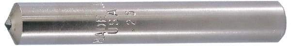 Made in USA - 1/4 Carat Single Point Diamond Dresser - 3" Long x 3/8" Shank Diam - USA Tool & Supply