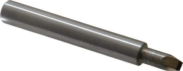 Made in USA - 0.01 Max Concave Radius Single Point Diamond Dresser - 2" Long x 3/8" Shank Diam - USA Tool & Supply