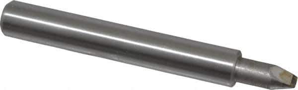 Made in USA - 1/16" Max Concave Radius Single Point Diamond Dresser - 2" Long x 3/8" Shank Diam - USA Tool & Supply