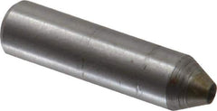 Made in USA - 1" Long x 1/4" Shank Diam Thread Single Point Diamond Dresser - 75° Included Angle - USA Tool & Supply