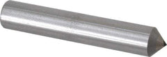 Made in USA - 1/4 Carat Cone Single Point Diamond Dresser - 2-1/2" Long x 7/16" Shank Diam, 90° Included Angle - USA Tool & Supply