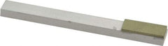 Made in USA - Fine, 1" Length of Cut, Single End Diamond Hone - 100 Grit, 3/8" Wide x 3/8" High x 4" OAL - USA Tool & Supply