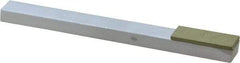 Made in USA - Very Fine, 1" Length of Cut, Single End Diamond Hone - 220 Grit, 3/8" Wide x 3/8" High x 4" OAL - USA Tool & Supply