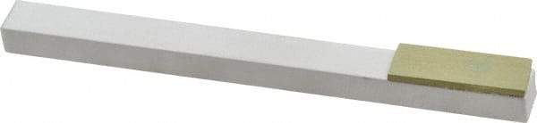 Made in USA - Super Fine, 1" Length of Cut, Single End Diamond Hone - 400 Grit, 3/8" Wide x 3/8" High x 4" OAL - USA Tool & Supply
