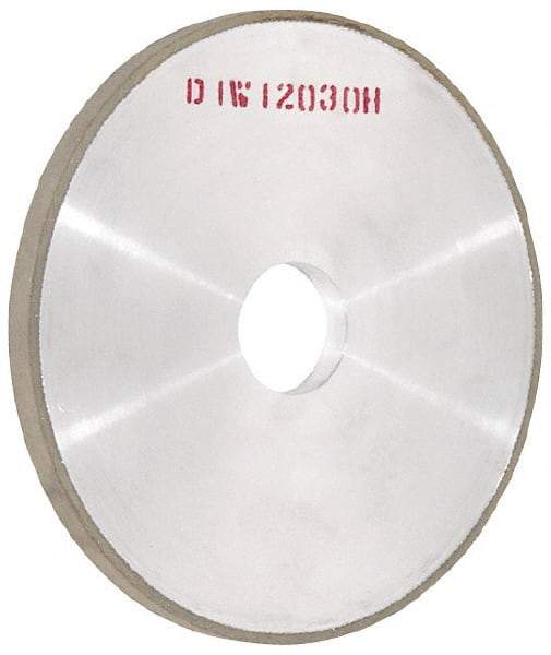Made in USA - 8" Diam x 1-1/4" Hole x 1/2" Thick, 150 Grit Surface Grinding Wheel - Diamond, Type 1A1, Very Fine Grade - USA Tool & Supply