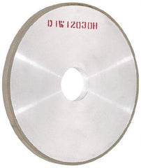 Made in USA - 8" Diam x 1-1/4" Hole x 1/2" Thick, 150 Grit Surface Grinding Wheel - Diamond, Type 1A1, Very Fine Grade - USA Tool & Supply