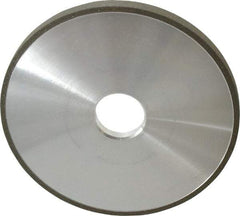 Made in USA - 6" Diam x 1-1/4" Hole x 3/8" Thick, 100 Grit Surface Grinding Wheel - Diamond, Type 1A1, Fine Grade - USA Tool & Supply