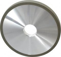 Made in USA - 6" Diam x 1-1/4" Hole x 1/2" Thick, 150 Grit Surface Grinding Wheel - Diamond, Type 1A1, Very Fine Grade - USA Tool & Supply