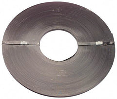 Made in USA - 865" Long x 1/2" Wide, Ribbon Coil Steel Strapping - 800 Lb Capacity, 0.02" Thick - USA Tool & Supply
