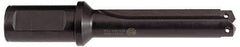 Allied Machine and Engineering - Series 2, 31/32 to 1-3/8" Diam, 1-1/4" Diam Straight Shank, Straight Flute Spade Drill - 27-1/4" Max Depth, 28-33/64" Body Length, 31-7/8" OAL, Extended Length, Through Coolant - USA Tool & Supply