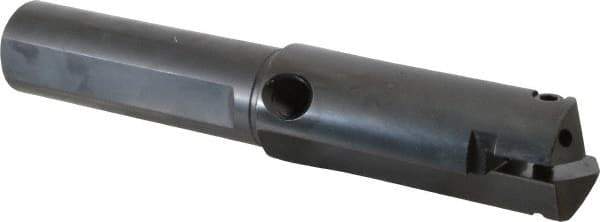 Allied Machine and Engineering - Series C, 1-1/2 to 2-3/8" Diam, 1-1/4" Diam Straight Shank, Straight Flute Spade Drill - 4" Max Depth, 5" Body Length, 8" OAL, Short Length, Through Coolant - USA Tool & Supply