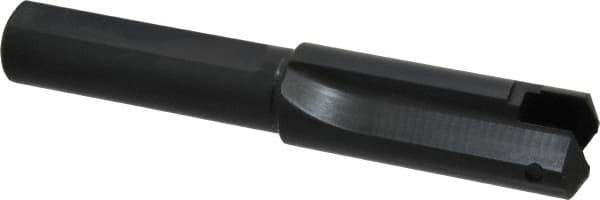 Allied Machine and Engineering - Series B, 1-1/4 to 1-3/4" Diam, 1" Diam Straight Shank, Straight Flute Spade Drill - 3-1/2" Max Depth, 4-3/32" Body Length, 7" OAL, Short Length - USA Tool & Supply