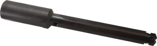 Allied Machine and Engineering - Series A, 31/32 to 1-3/8" Diam, 1-1/2" Diam Straight Shank, Straight Flute Spade Drill - 7-3/4" Max Depth, 8-9/32" Body Length, 11-1/4" OAL, Standard Length, Through Coolant - USA Tool & Supply