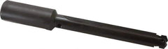 Allied Machine and Engineering - Series A, 31/32 to 1-3/8" Diam, 1-1/2" Diam Straight Shank, Straight Flute Spade Drill - 7-3/4" Max Depth, 8-9/32" Body Length, 11-1/4" OAL, Standard Length, Through Coolant - USA Tool & Supply