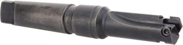 Allied Machine and Engineering - Series A, 31/32 to 1-3/8" Diam, 4MT Taper Shank, Straight Flute Spade Drill - 3" Max Depth, 3-25/32" Body Length, 7-7/8" OAL, Short Length - USA Tool & Supply