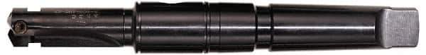 Allied Machine and Engineering - Series E, 2-1/2 to 3-3/8" Diam, 5MT Taper Shank, Straight Flute Spade Drill - 10" Max Depth, 13-5/8" Body Length, 18-7/16" OAL, Standard Length, Through Coolant - USA Tool & Supply