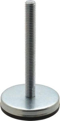 Gibraltar - 1/2-13 Bolt Thread, Stud Mount Leveling Pad & Mount - 500 Max Lb Capacity, 2.8" Base Diam, 4" Thread Length - USA Tool & Supply