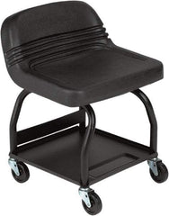 Whiteside - 480 Lb Capacity, 4 Wheel Creeper Seat - Steel, 24" High x 18" Wide - USA Tool & Supply