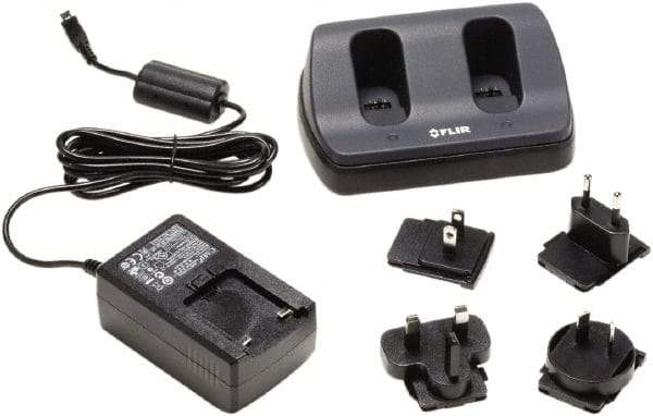 FLIR - Thermal Imaging Battery Charger - Use with FLIR Exx Series Thermal Cameras & FLIR Exxbx Series Thermal Cameras - USA Tool & Supply