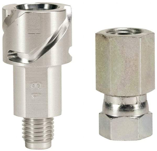 DeVilbiss - Paint Sprayer Siphon Adapter - Suction Kit Adapter 3and8 NPS, Compatible with Spray Guns with 3/8 inch NPS Inlet - USA Tool & Supply