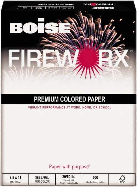 Boise - Blue Colored Copy Paper - Use with Laser Printers, Copiers, Plain Paper Fax Machines - USA Tool & Supply