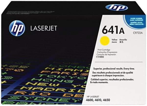 Hewlett-Packard - Yellow Toner Cartridge - Use with HP Color LaserJet 4600, 4650 - USA Tool & Supply