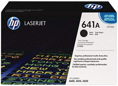 Hewlett-Packard - Black Toner Cartridge - Use with HP Color LaserJet 4600, 4650 - USA Tool & Supply