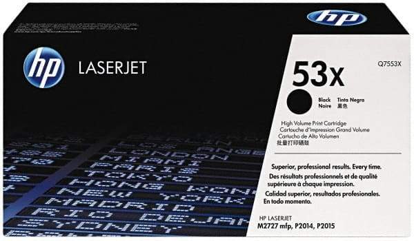 Hewlett-Packard - Black Toner Cartridge - Use with HP LaserJet P2015, P2015d, P2015dn, P2015x, M2727nf MFP - USA Tool & Supply