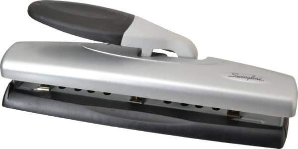 Swingline - Paper Punches Type: 20 Sheet 2 & 3 Hole Punch Color: Black & Silver - USA Tool & Supply