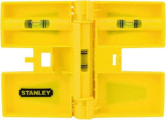 Stanley - Post Levels Side Width (Decimal Inch): 6.1250 Number of Vials: 3 - USA Tool & Supply