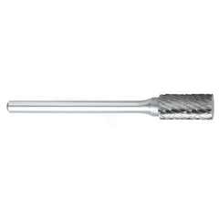 ‎SN-51 -6mm × 6.35mm LOC × 3mm Shank × 38mm OAL Inverted Taper Carbide Medium Tough Cut Burr - USA Tool & Supply