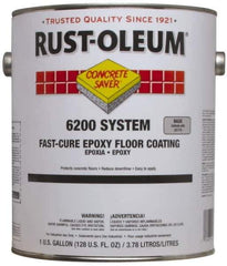 Rust-Oleum - 1 Gal Can Semi Gloss Dunes Tan Floor Coating - <250 g/L VOC Content - USA Tool & Supply