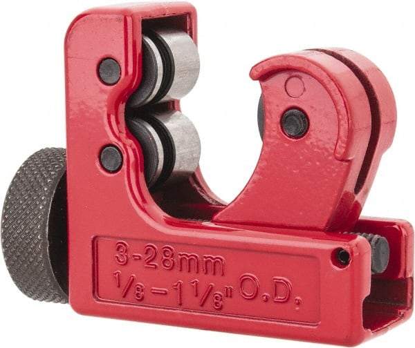 Value Collection - 1/8" to 1-1/8" Pipe Capacity, Tube Cutter - Cuts Copper - USA Tool & Supply