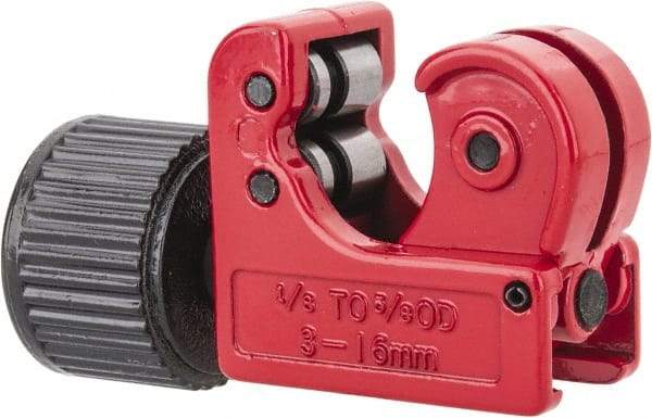 Value Collection - 1/8" to 5/8" Pipe Capacity, Tube Cutter - Cuts Copper - USA Tool & Supply