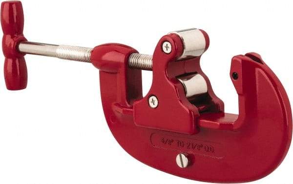 Value Collection - 5/8" to 2-1/8" Pipe Capacity, Tube Cutter - Cuts Copper - USA Tool & Supply