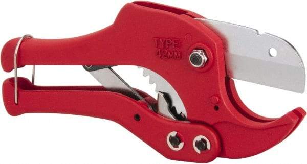 Value Collection - 1/8" to 1-5/8" Pipe Capacity, Pipe Cutter - Cuts Plastic - USA Tool & Supply