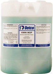 Detco - 5 Gal Container Cleaner - Use on Resilient Flooring - USA Tool & Supply