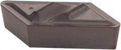 Kennametal - NPGR52, KCU25 Grade Carbide Profiling Insert - AlTiN Finish, 55° Incl Angle, Parallelogram, 0.4566" Side Length, 1/8" Thick, 1/32" Corner Radius - USA Tool & Supply