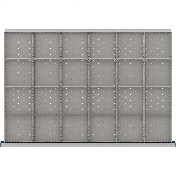 LISTA - 24-Compartment Drawer Divider Layout for 3.15" High Drawers - USA Tool & Supply