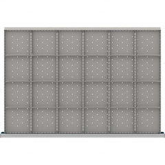 LISTA - 24-Compartment Drawer Divider Layout for 3.15" High Drawers - USA Tool & Supply