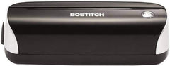 Stanley Bostitch - Paper Punches Type: 12 Sheet Electric Three Hole Punch Color: Black - USA Tool & Supply