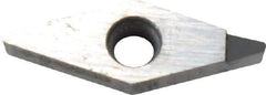Sumitomo - NF-VCMX221 Grade DA2200 Polycrystalline Diamond (PCD) Turning Insert - Uncoated, 35° Diamond, 1/4" Inscr Circle, 1/8" Thick, 1/64" Corner Radius - USA Tool & Supply