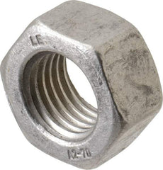 Value Collection - M30x3.50 Metric Coarse Stainless Steel Right Hand Hex Nut - 46mm Across Flats, 24mm High, Uncoated - USA Tool & Supply