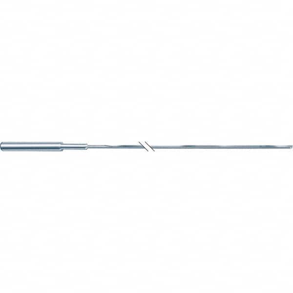 Guhring - 3mm, 120mm Flute Length, Solid Carbide Shank, Single Flute Gun Drill - USA Tool & Supply