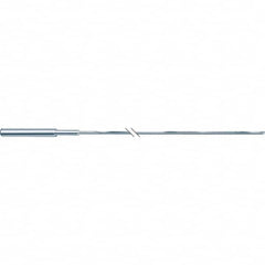 Guhring - 3mm, 120mm Flute Length, Solid Carbide Shank, Single Flute Gun Drill - USA Tool & Supply