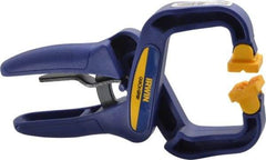 Irwin - 2" Jaw Opening Capacity, 2" Throat Depth, Spring Clamp - 50 Lb Clamping Pressure, 7-1/2" OAL - USA Tool & Supply