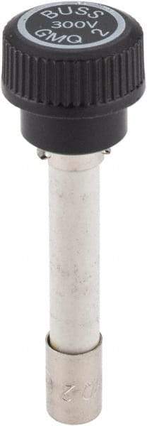 Cooper Bussmann - 300 VAC, 2 Amp, Time Delay Size Rejecting/NonRejecting Fuse - Fuse Holder Mount, 2-1/4" OAL, 10 at AC kA Rating, 15.9mm Diam - USA Tool & Supply