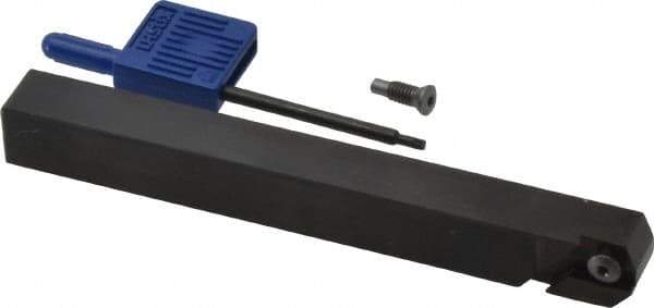 NTK - CTP, Left Hand Cut, 12mm Max Workpc Diam, CTP Insert, Indexable Cutoff Toolholder - 0.217 Max Depth of Cut, 1/2" Shank Width, 1/2" Shank Height, 120mm OAL - USA Tool & Supply