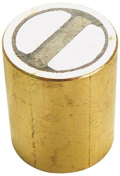 Mag-Mate - 13mm Diam, 2mm High, 3.3 Lb Average Pull Force, Samarium Cobalt Rare Earth Pot Magnet - Unfinished, Aluminum Insulated - USA Tool & Supply